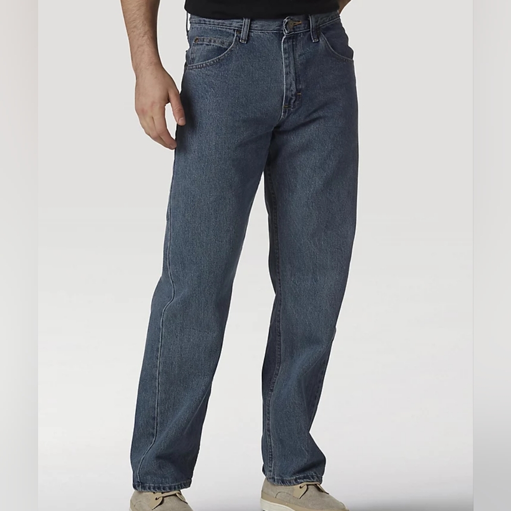 Mens wrangler relaxed fit jeans 38x32